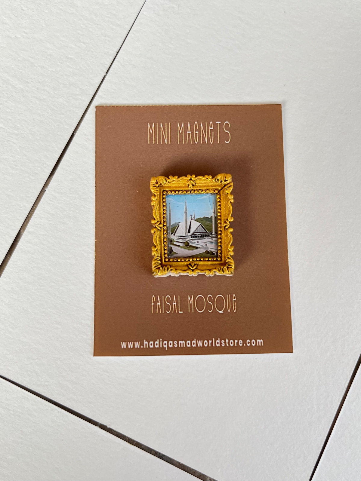 Faisal Mosque - Mini Magnet