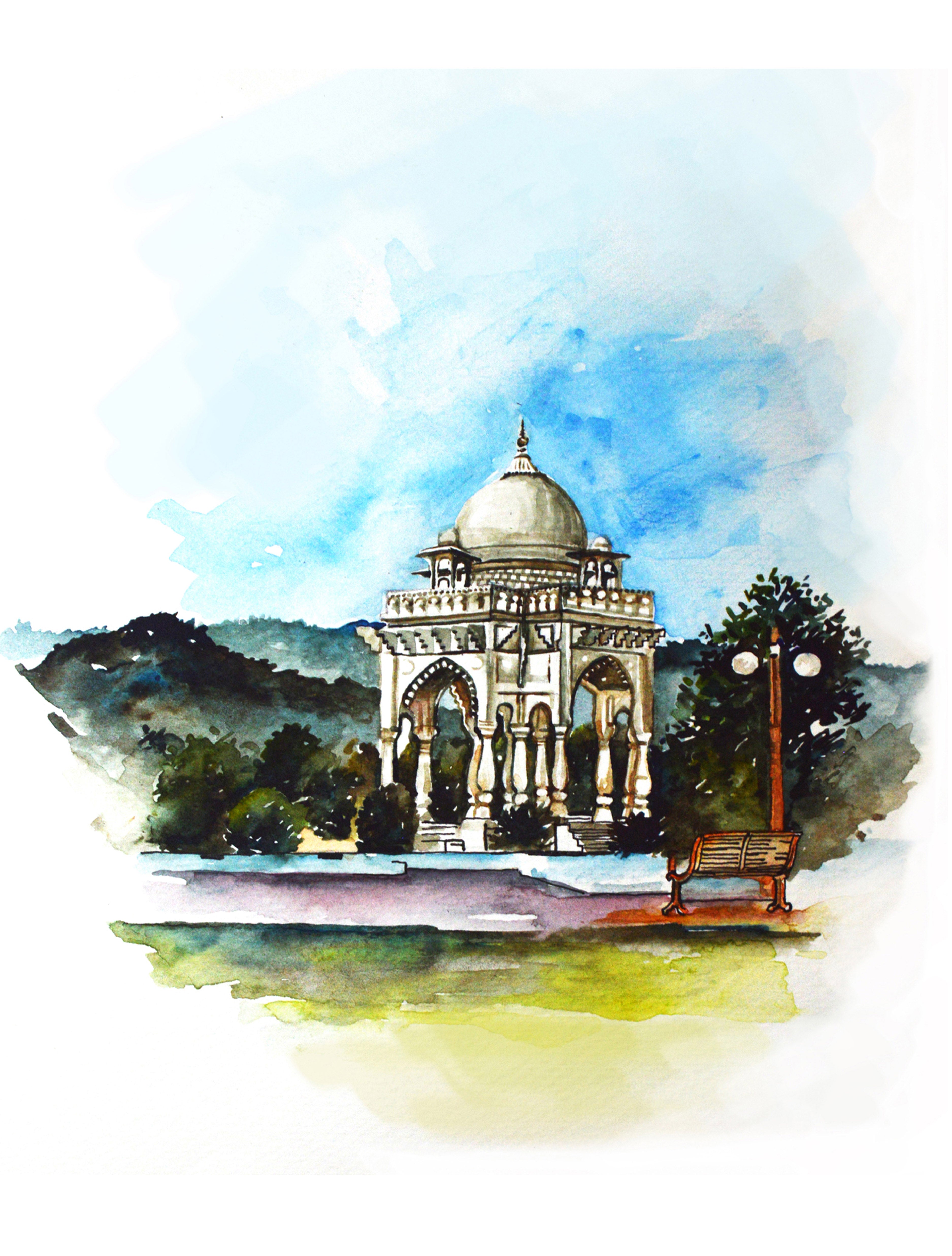 F9 Park, Islamabad - Art Print