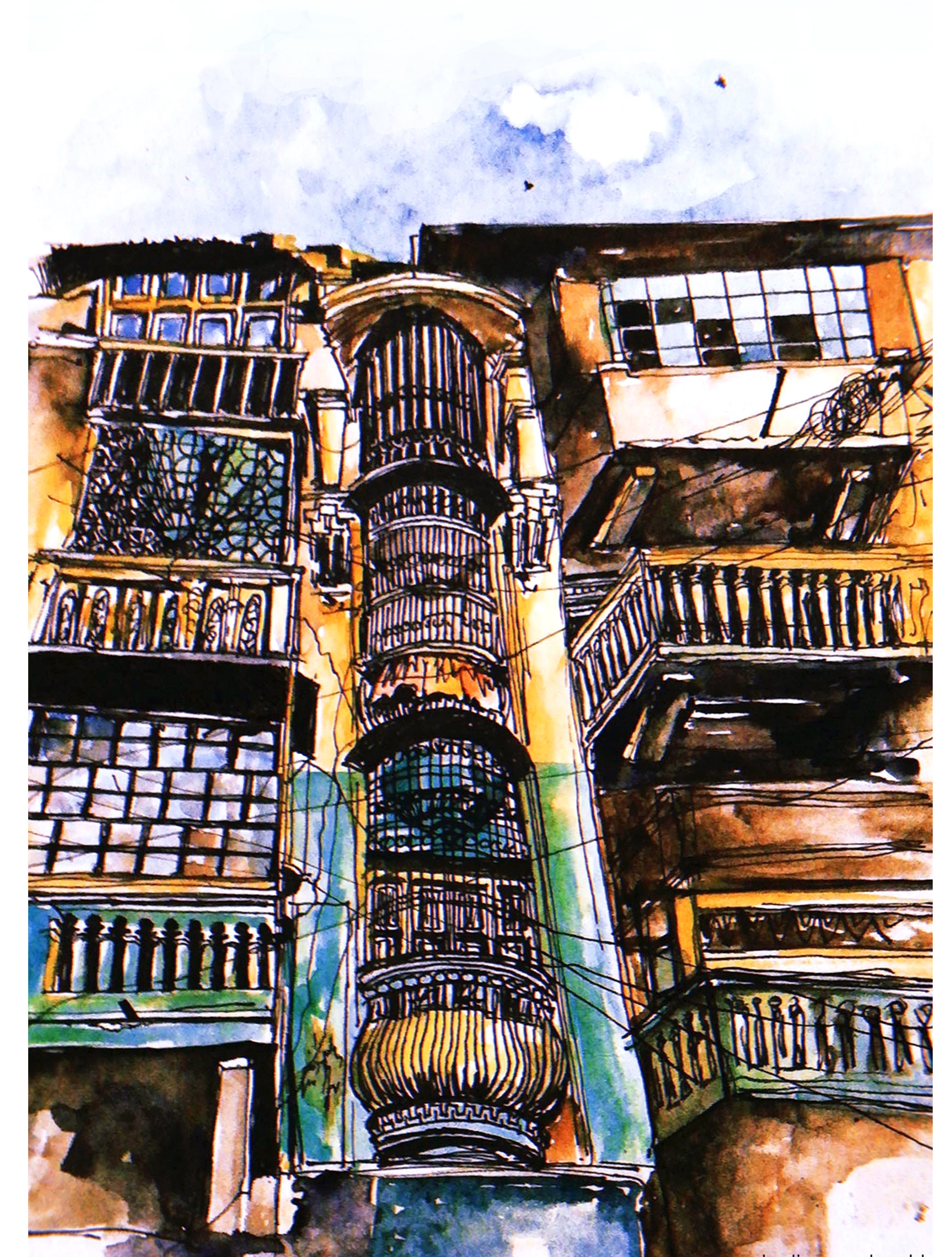 Old Saddar - Art Print